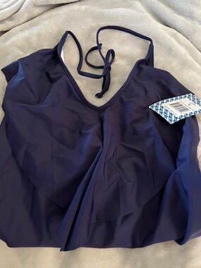 Navy Swim & Sea One Piece Large Swim Suit